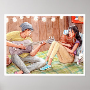 Póster "Harana" - inspirado en la canción de Eraserheads