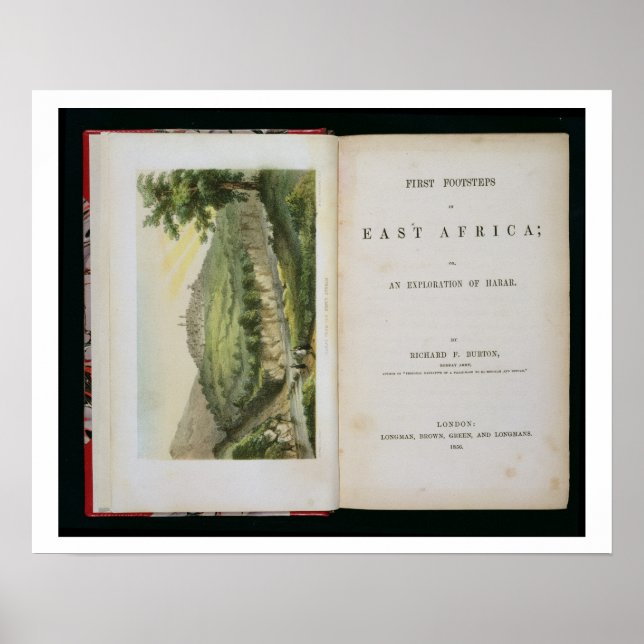 Póster Harar de la transmisión de café, de los primeros p (Frente)