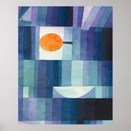 Póster Harbinger de la acuarela abstracta del otoño Paul 