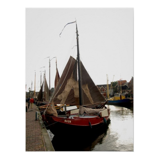 Póster Harbor, boat, sailing  (Anverso)