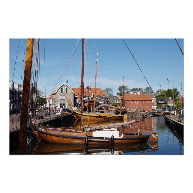 Póster Harbor, Dutch village (Anverso)