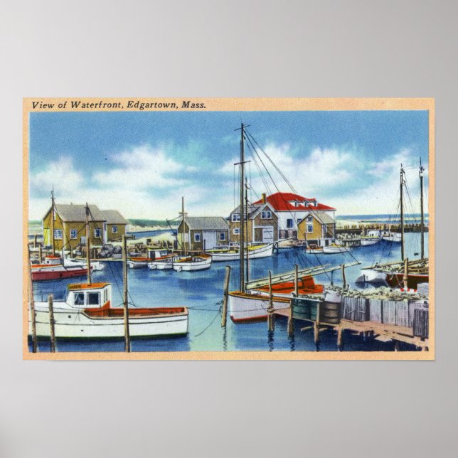 Póster Harborview en el paseo marítimo (Frente)