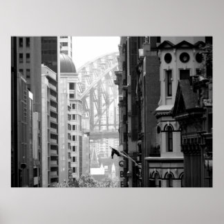 Póster Harbour Bridge View 1