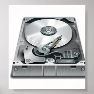 Póster Hard Disk