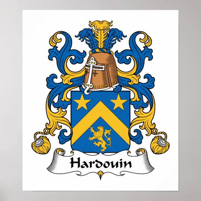Póster Hardouin Family Crest (Frente)