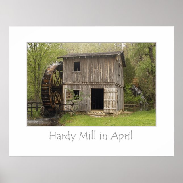 Póster Hardy Mill en abril (Frente)