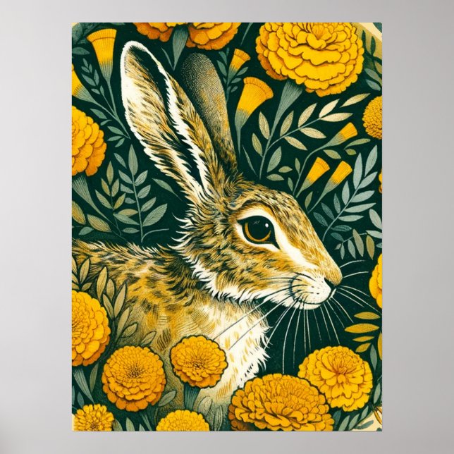 Póster Hare Marigold (Frente)