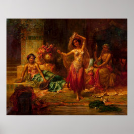Póster Harem Entertainers por Hans Zatzka - poster