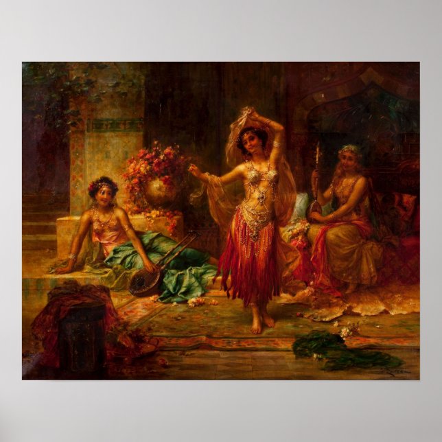Póster Harem Entertainers por Hans Zatzka - poster (Frente)