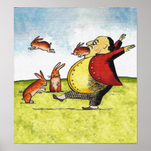 Póster Hares abandonados