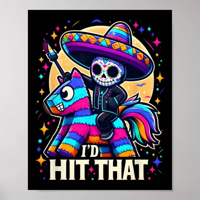 Póster Haría que el Cinco De Mayo Fiesta curioso de Méxic (Frente)