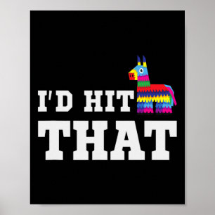 Póster Haría que Pinata Funny Cinco De Mayo Coste Fiesta