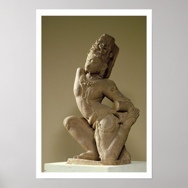 Póster Harihara bailando en la pose alidha, Prathara dyna (Frente)