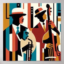 Póster Harlem Renaissance Jazz Trio