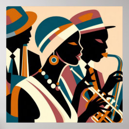 Póster Harlem Renaissance Resumen Trio
