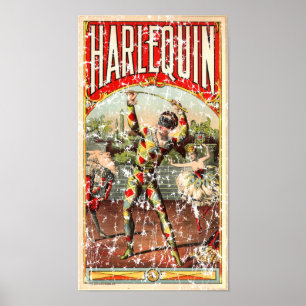 Póster Harlequin - apenado