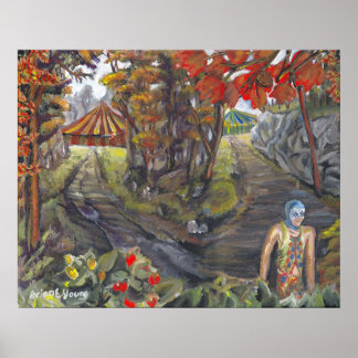 Póster Harlequin Circus