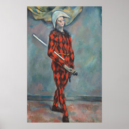 Póster Harlequin - Paul Cézanne Bella Artes