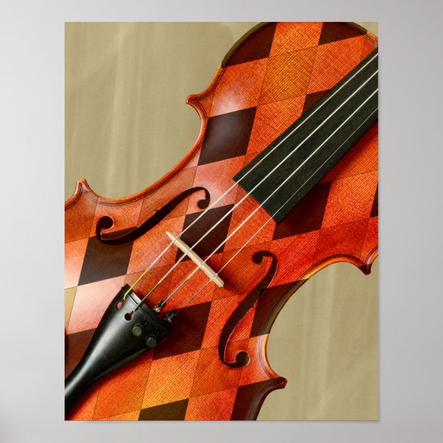 Póster Harlequin Violin (Frente)