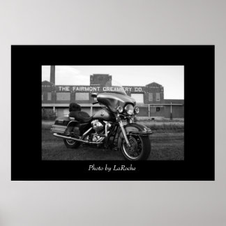 Póster Harley en Creamery