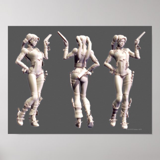 Póster Harley Quinn Alternativa 2 (Frente)