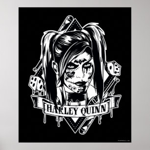 Póster Harley Quinn Badge