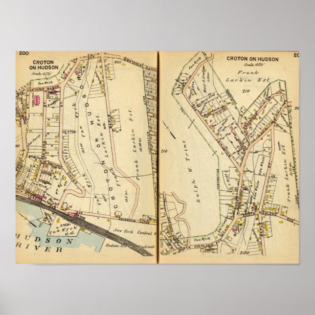 Póster Harmon Park, Nueva York (Frente)