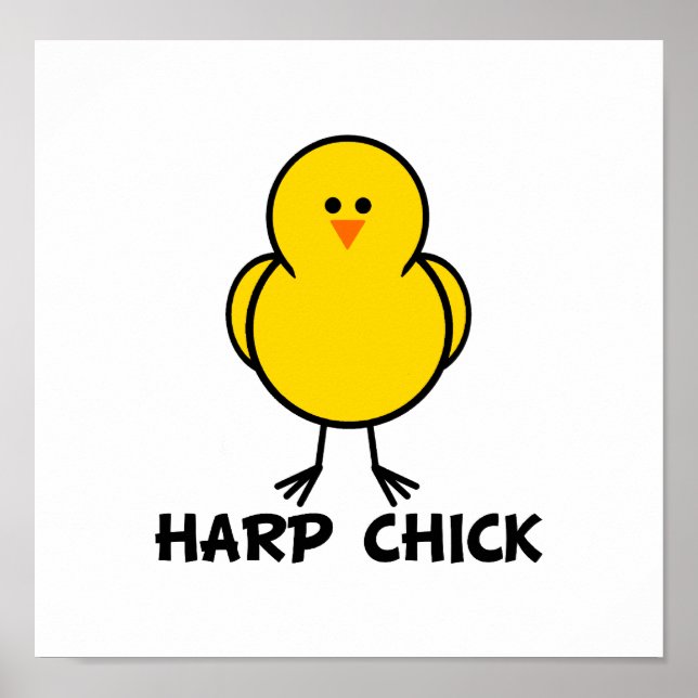 Póster Harp Chick (Frente)