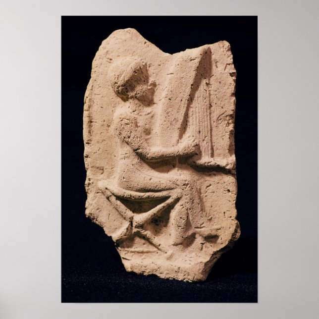 Póster Harp player, 1830-1600 BC (Frente)