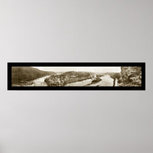 Póster Harpers Ferry WV Photo 1912