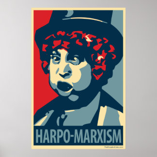 Póster Harpo Marx - Harpo-Marxismo: Poster de OHP