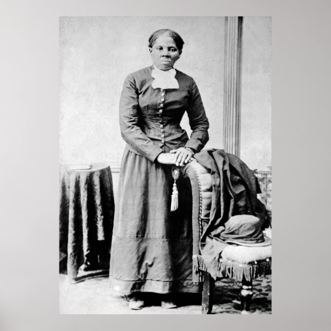 Póster Harriet Tubman director de trenes subterráneos (Frente)