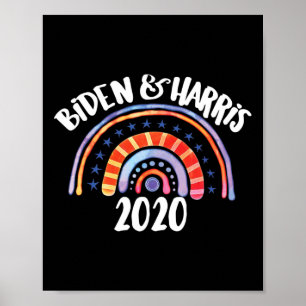Póster Harris 2020 Orgullo Gay Arcoiris Lgbt Elecciones 2