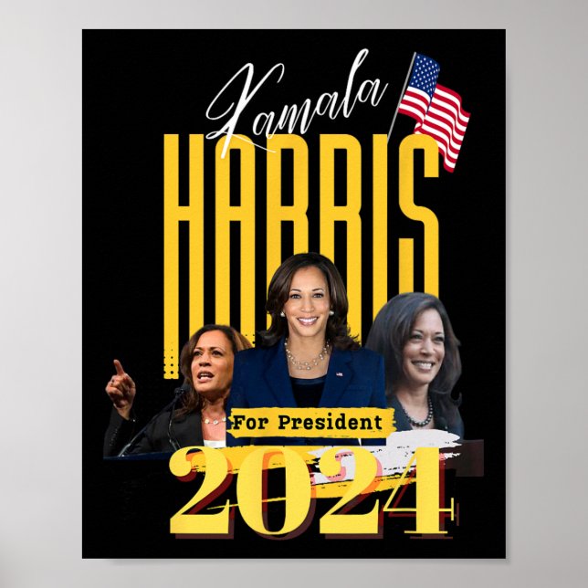Póster Harris 2024 (Frente)
