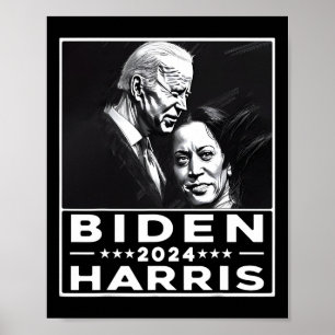 Póster Harris 2024 47th President Election Joe Biden Kama
