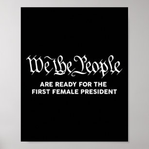 Póster Harris 2024 Nosotros El Pueblo Primera Presidenta