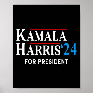 Póster Harris 2024 Para Presidente Elección Votación Para