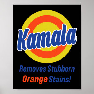 Póster Harris 2024 retira a Stubborn Naranja Stains 3