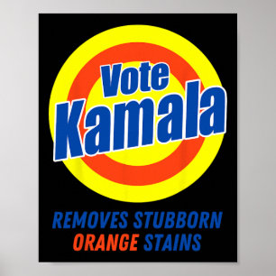Póster Harris 2024 retira Naranjas testarudos 5
