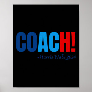 Póster Harris 2024 Tim Wheimer Coach