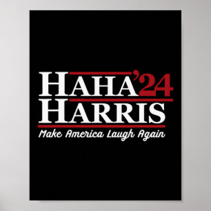Póster Harris 24 Haz que Estados Unidos vuelva a reír