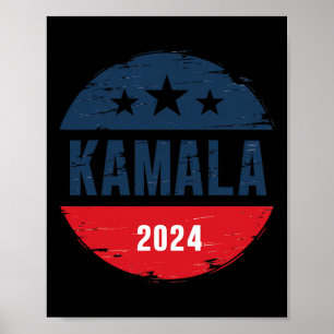 Póster Harris 47 El Presidente Usa America 2024 Eleccione