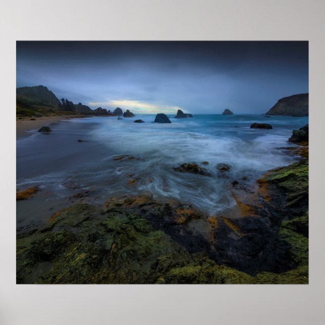 Póster Harris Beach State Park | Oregon (Frente)