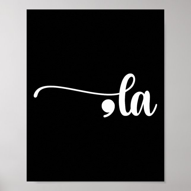 Póster Harris Comma La Punctuation La (Frente)