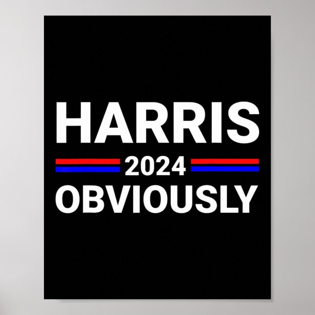 Póster Harris For President Obviamente 2 (Frente)