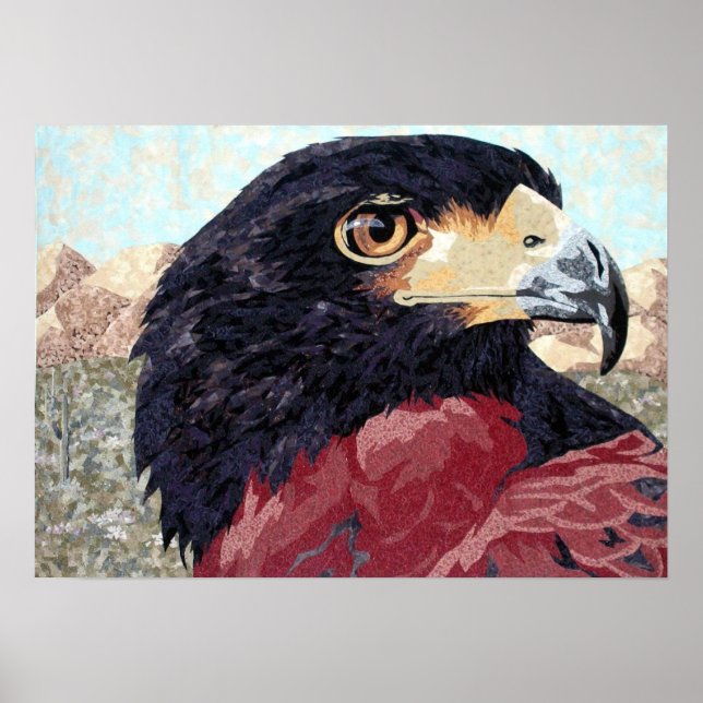 Póster Harris Hawk-textil (Frente)