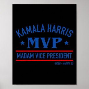 Póster Harris Mvp Señora Vicepresidenta Biden Harris 2020