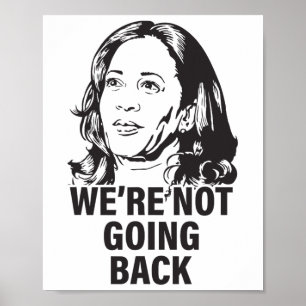 Póster Harris No vamos a regresar al 2024