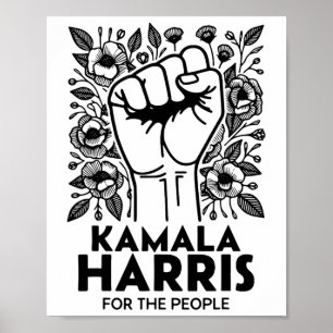 Póster Harris Para La Gente Flor Silvestre Retro