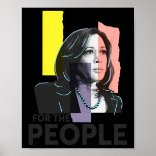 Póster Harris Por El Presidente De Las Elecciones Del Pue